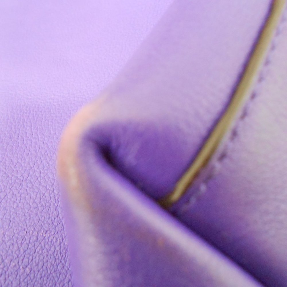 COACH LEGACY DUFLE LEATHER ULTRA VIOLET BAG - Picture 5 of 6